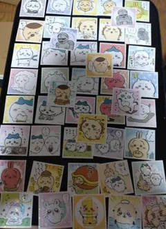 ちいかわシール46枚セット+ダブり9枚