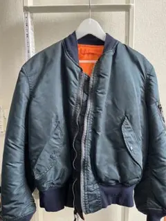 ALPHA INDUSTRIES 80s USA製 IDEALジップ　MA-1