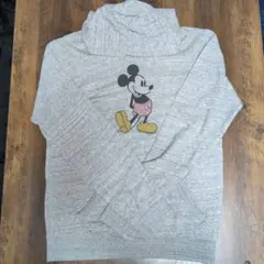 ミッキーマウス パーカー グレー　XL