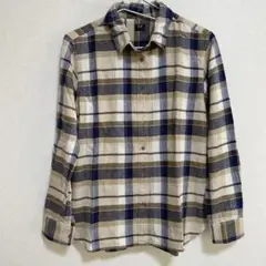 UNIQLO フランネルチェックシャツ レディース Sサイズ