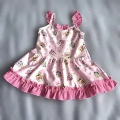 アンパンマン柄ピンクワンピース水着　95