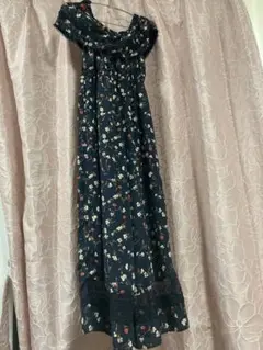 Heather ヘザー　オールインワン　ロングワンピース