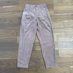 GU ジーユー ライトコーデュロイタックテーパードパンツ