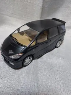 ジャンク】京商 ミニッツ Mini-Z エスティマ シルバー シャシー付き