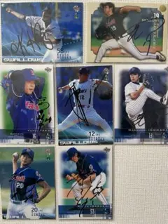 BBMヤクルトスワローズ直筆サインカード７枚セット