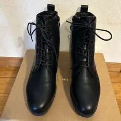 ORiental TRaffic レースアップブーツ 黒 サイドファスナー23〜