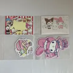 いちご新聞　付録　ポストカード　キキララ　マイメロディ