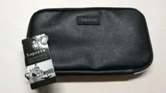 【新品・タグ付】Laporta ラポルタ ポーチ 小物入れ ブラック イタリア