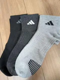 未使用　adidas スーパーメッシュ　ソックス 3足　メンズ26〜28cm