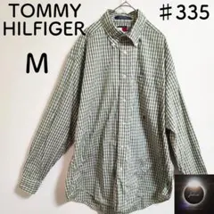 トミー　TOMMY ボタンダウンシャツ　長袖　シャツ　#335 90s　古着