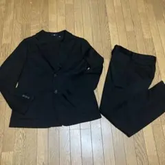 ユニクロ　スーツ　160 ストレッチ　黒