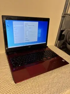 高速SSD256GB NEC 美品LAVIE レッド i3-6100U/8GB