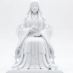 菊理媛命 白磁御神像】願いを紡ぐ縁結びの守護神、あなただけの聖域を