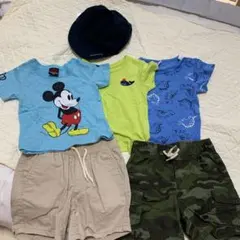 ベビードール　GAP Tシャツ ハーフパンツ　セット　80センチ