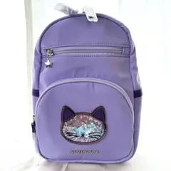 ANNA SUI MINI 可愛い！猫の顔 ボディバッグ パープルのサムネイル