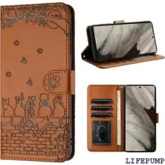 Google Pixel 7A ケース 手帳型 スマホ マ クブラウン 1441