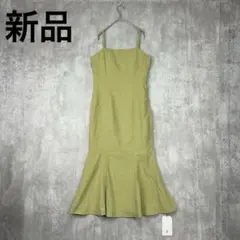 キャミワンピース 緑