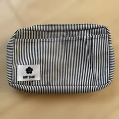 MARY QUANT ストライプポーチ