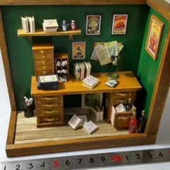 ハンドメイドミニチュア「小さな書斎part21」