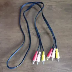 RCAケーブル 6端子 赤白黄　1.2m