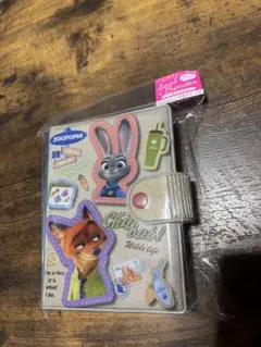 ズートピア シール帳 ニック ジュディ シールバインダー リフィル付 サンスター