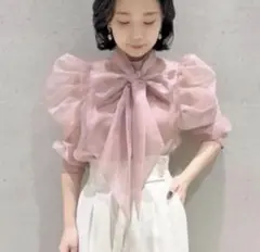 moripon.♡Yerin blouse / pink - メルカリ
