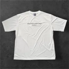 極美品⭐︎ユナイテッドアローズゴルフ シャツ ホワイト 白 XL - メルカリ