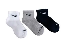 ナイキ　NIKE キッズ　ソックス　3足セット　17-21cm