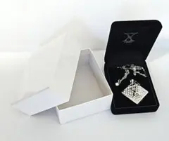X JAPAN ロゴ スワロフスキーペンダントネックレスのサムネイル