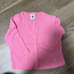 PETIT BATEAU カーディガン ピンク 12m 74cm