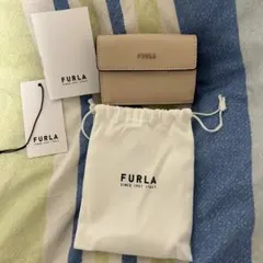 FURLA BABYLON 三つ折り財布　コンパクト　ベージュ