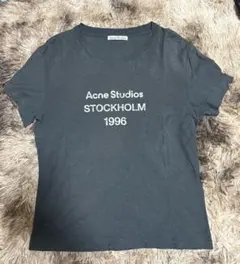 Acne Studios STOCKHOLM 1996 Tシャツ レディース　黒のサムネイル