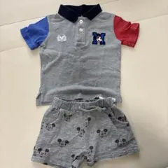Disney ミッキーマウス ポロシャツとショートパンツ 90 GAP