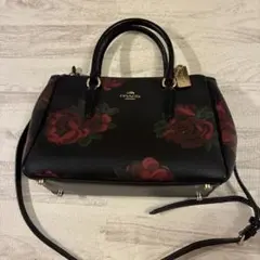 コーチ COACH ボストン ショルダーバッグ バラ 柄のサムネイル