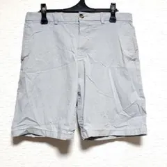 オールドネイビー ハーフパンツ ストレート ストライプ 33 水白 綿 休日のサムネイル