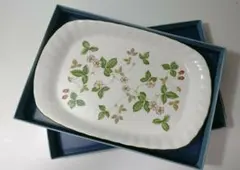 ウェッジウッド ワイルドストロベリー スパイラルトレイ