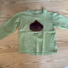 Skape 長袖Tシャツ 栗モチーフ グリーン