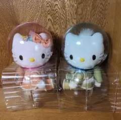 ハローキティ　キティ&ダニエル　ぬいぐるみ　宇宙飛行士　2個セット　マクドナルド