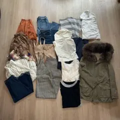 レディース服16点セット　まとめ売り　リアルファーコート入り