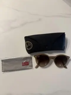 [美品]Ray-Ban ベージュ　サングラス ケース付き