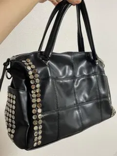 00s archive y2k GOLD Studded handbag - メルカリ