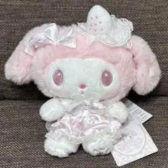 白いちごのティータイム マイメロディ ふわくたぬいぐるみ サンリオ ダメージあり