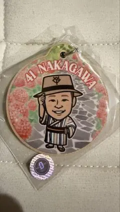 読売ジャイアンツ 中川皓太 キーホルダー　紫陽花　ガチャのサムネイル
