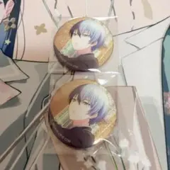 プロセカ 青柳冬弥 缶バッジ グリ缶 27B 2点