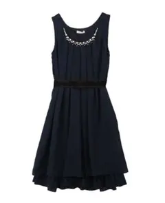 axes femme　アクシーズファム　フォーマル　ワンピース ネイビー　結婚式