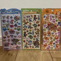 【正規品】ズートピアボンボンドロップシール　プーさんプチドロ　パワパフうるちゅる