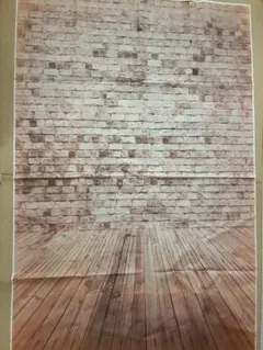 写真撮影背景布３枚セット（レンガ・ピンク・イースター）インテリア