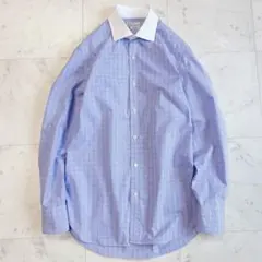 THOMAS MASON チェック柄 長袖シャツ コットン 42 FAIRFAXのサムネイル