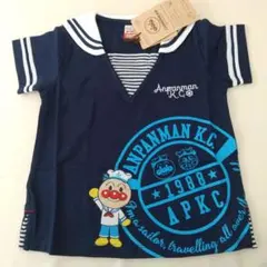 【新品タグ付】アンパンマンキッズコレクション セーラー マリン半袖Tシャツ 90