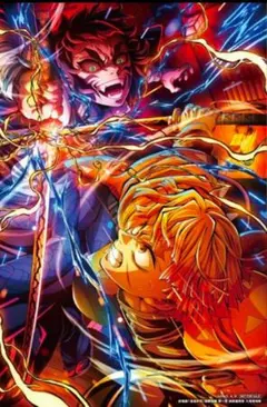 劇場版 鬼滅の刃 無限城編 第一章 イラストボード 入場者特典 善逸 獪岳